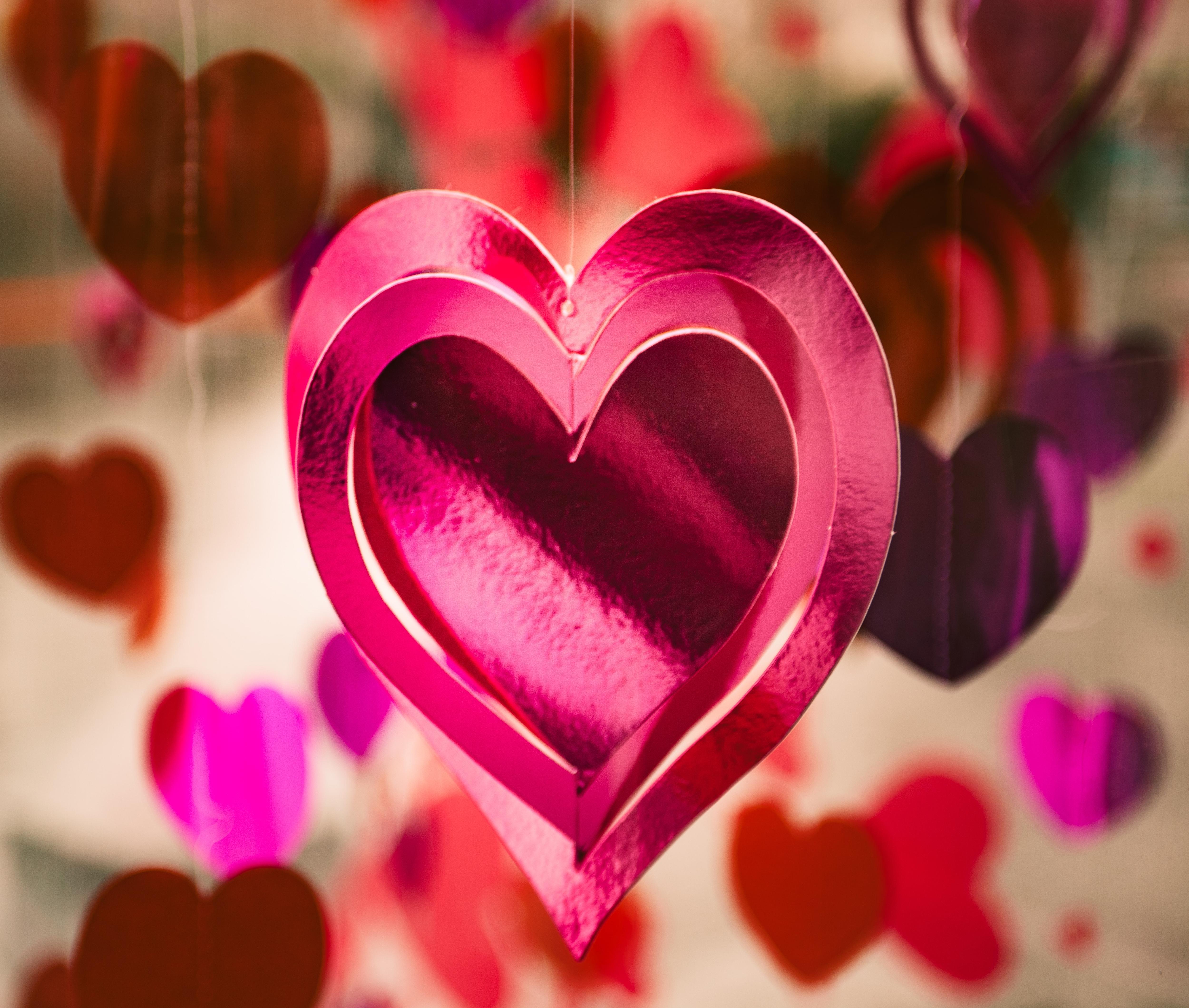 Гирлянды из сердечек ко Дню святого Валентина — МК и идеи