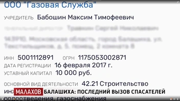 Газовой службой владеет сын влиятельного подмосковного чиновника Бабошина