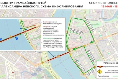 Мост Александра Невского уходит в ремонт с 16 мая