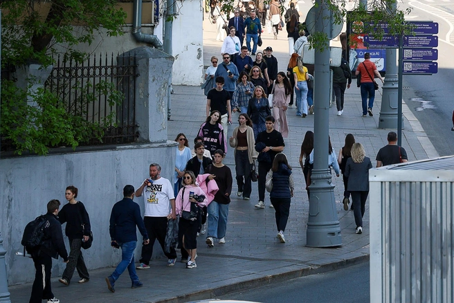 В самом деловом районе Москвы люди всегда в движении… | Источник: Артем Устюжанин / MSK1.RU