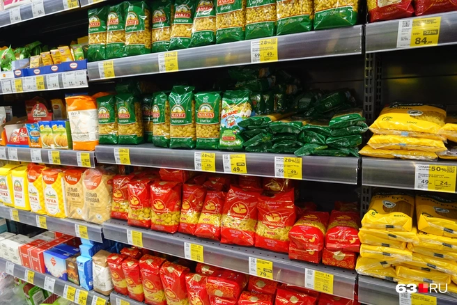Есть и «Шебекинские», и Barilla | Источник: Роман Данилкин / 63.RU