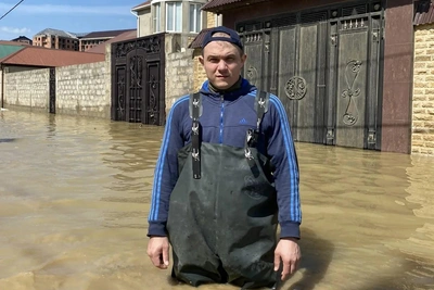 Тюменский волонтер в Дагестане: помощь при наводнении