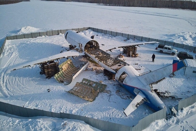 Ущерб самолета в поле составил 118,9 млн рублей