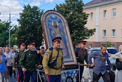 Крестный ход из Воронежа завершился в Задонске