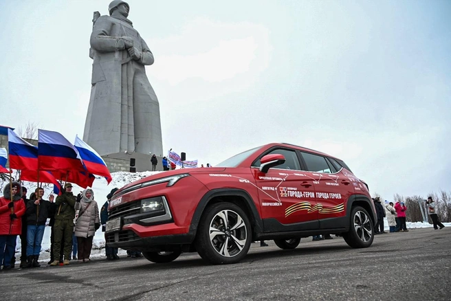 Автопробег посвятили 80-летию Победы | Источник: Юрий Сердечкин / T.me
