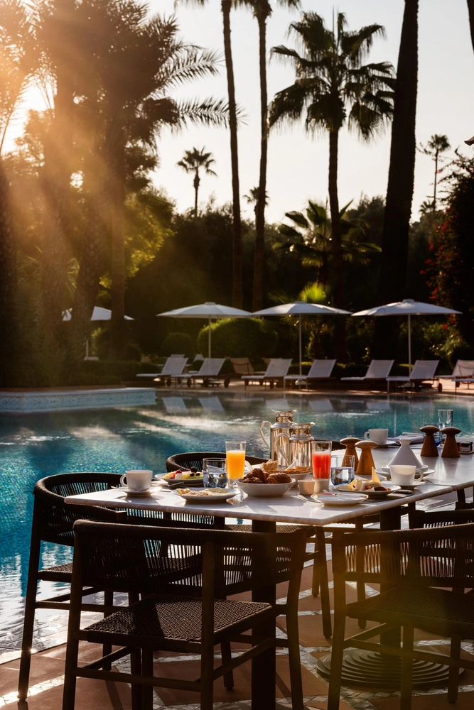 Мебель Ethimo в обновленном отеле La Mamounia в Марокко | Источник: Алан Кеохейн