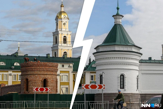 Слева фото октября 2023 года, справа — августа 2025 года | Источник: Наталья Бурухина / NN.RU
