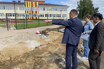 В Сосново-Озёрске обустроят парковку у новой школы