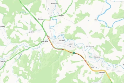 10-километровая пробка под Кунгуром из-за аварии