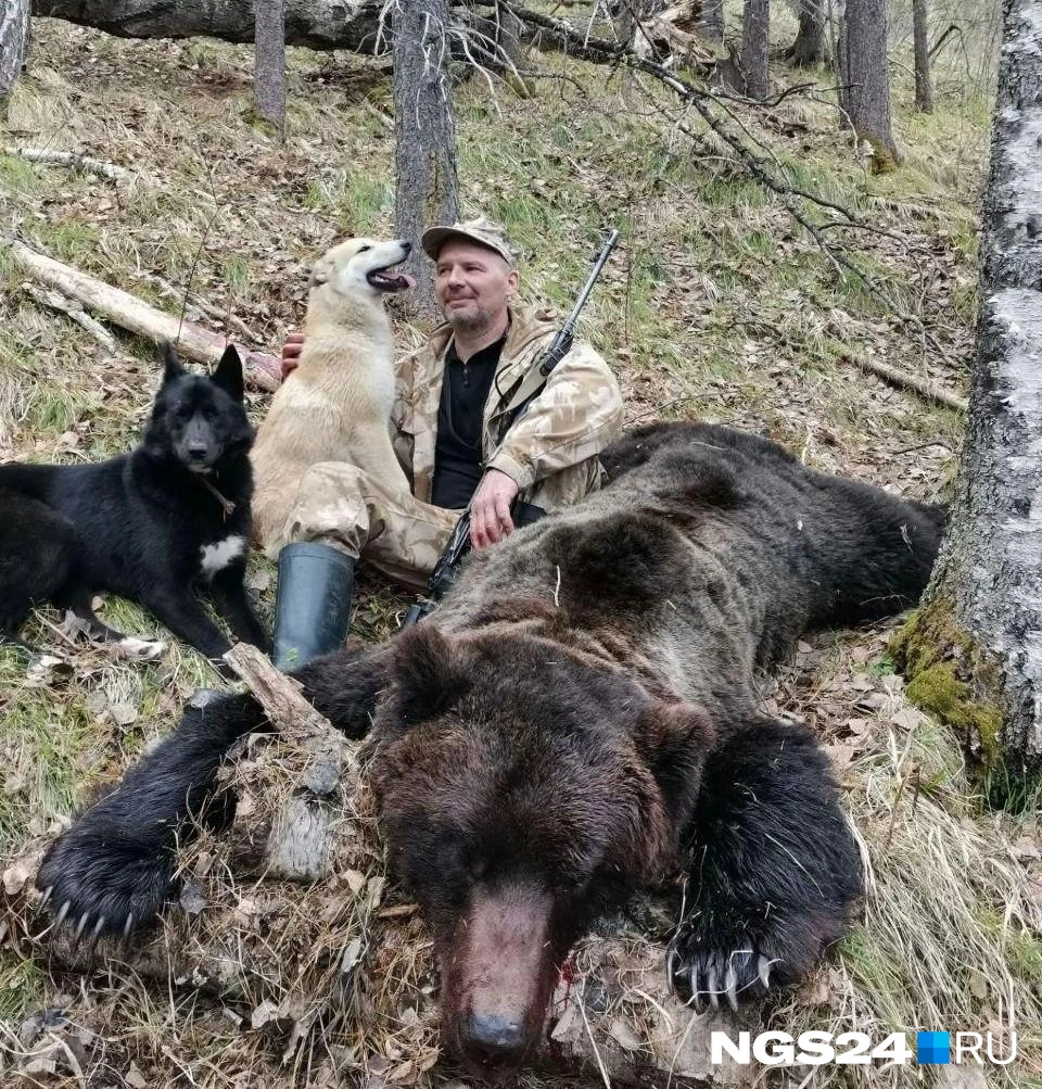 Вадим ездит на охоту со своими собаками&nbsp;— лайками | Источник: Вадим Горбатенко для NGS24.RU