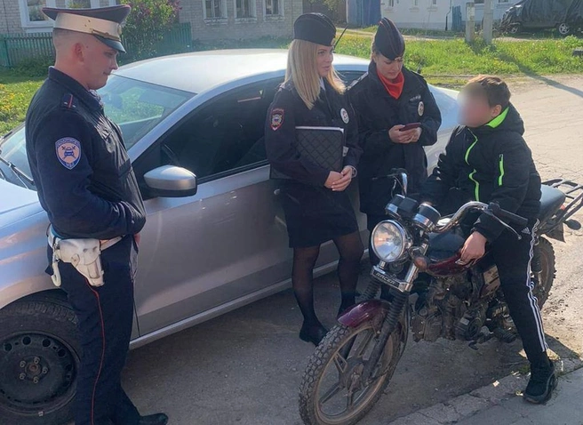 В Рязани поймали девятилетнего мальчика за рулем мопеда | 62.ru