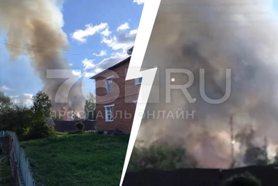 Видео пожара на ярославском заводе пиротехники: 14 погибших