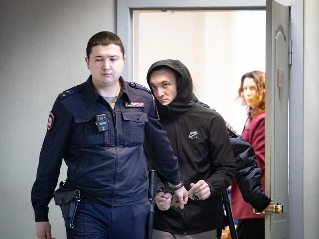 На опубликованных кадрах виден Николай Силов. | Источник: Владислав Лоншаков / E1.RU
