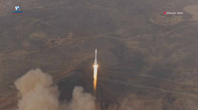 Запуск состоялся по плану&nbsp;— в 17:27 по иркутскому времени | Источник: Роскосмос / vk.com