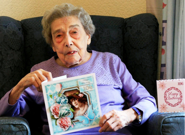 Никаких мужчин и алкоголя: секреты долголетия от 106-летней бабули