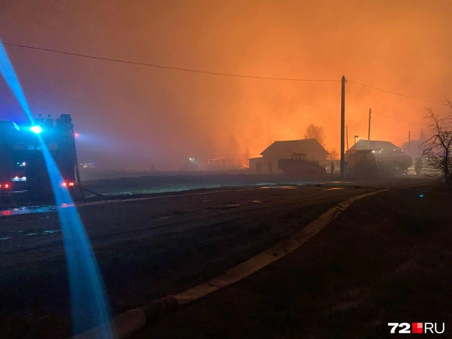 В мае 2023 года сильно от пожаров пострадало село Успенка | Источник: Елена Познахарева / 72.RU