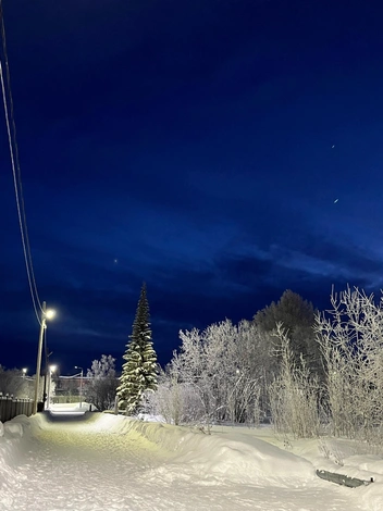 Зимы в Салехарде долгие и холодные | Источник: героиня материала