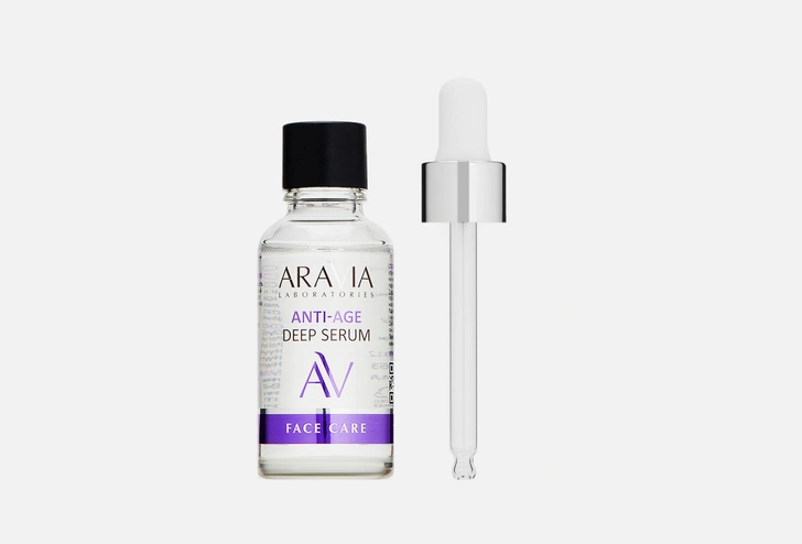 Омолаживающая сыворотка с пептидами Anti-Age Deep Serum, Aravia Laboratories 
