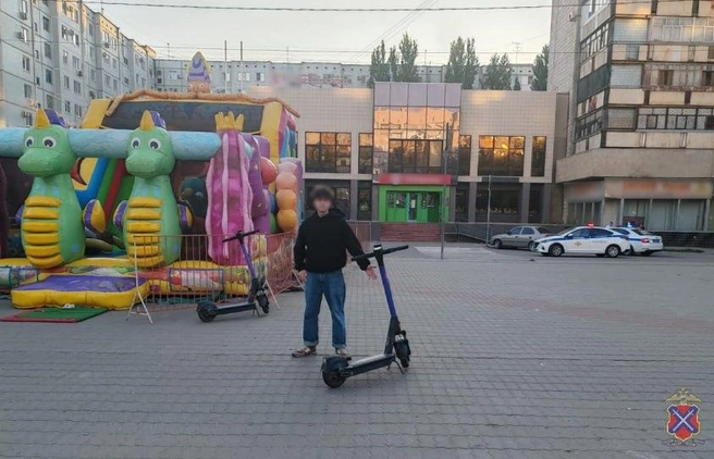 Водитель самоката был установлен и показал, где наехал на ребенка | Источник: ГУ МВД России по Волгоградской области