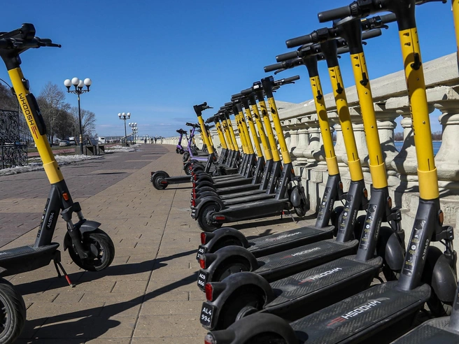 Аренда электросамокатов в Нижнем Новгороде в этом году приостановлена. | Источник: Наталья Бурухина / NN.RU