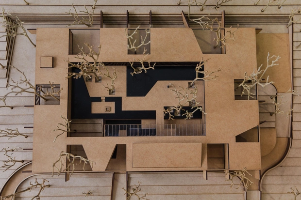 Макет дома по проекту бюро Tetro Arquitetura | Источник: Tetro Arquitetura