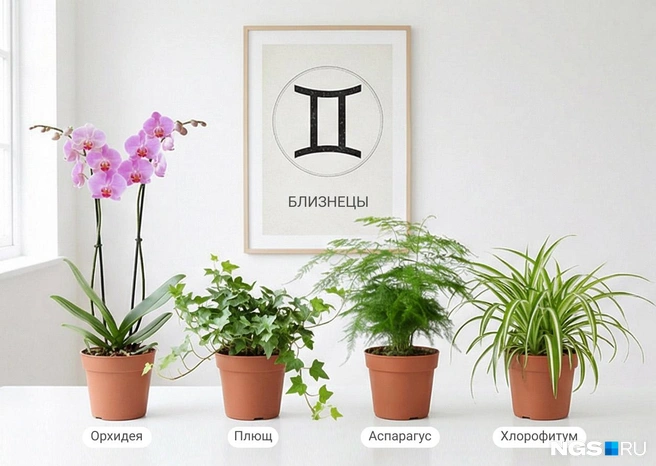 Общительные и веселые Близнецы, у которых быстро меняются планы, должны выбирать легкие и невесомые растения | Источник: Юрий Орлов / Городские медиа