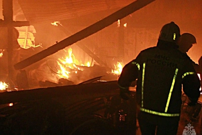 Двое погибли при ночном пожаре в поселке на Алтае