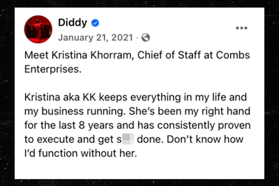 Помощница Diddy добилась отклонения иска о секс-торговле