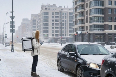 Курьер заблокирована за пост о гигантском заказе
