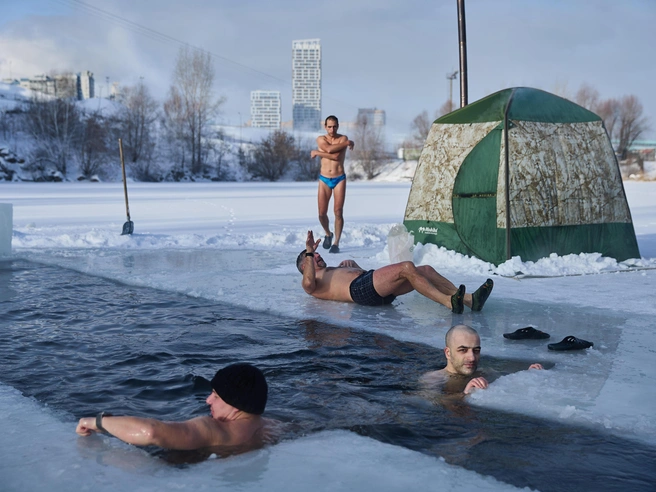 Фотографии передают атмосферу морозного дня. | Источник: Александр Ощепков / NGS.RU