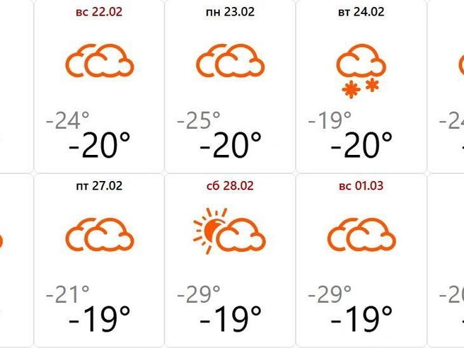 Во вторник ожидается снегопад. | Источник: meteovesti.ru