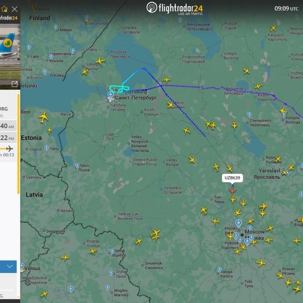 Источник: FlightRadar24