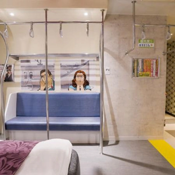 Комната с имитацией метро | Источник: hotel-lapia.jp
