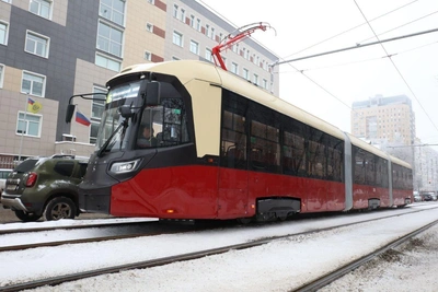 Трехсекционные трамваи вышли на маршруты №6 и №7 в Нижнем