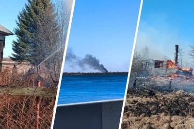 Как местные жители помогали тушить пожар на Кегострове