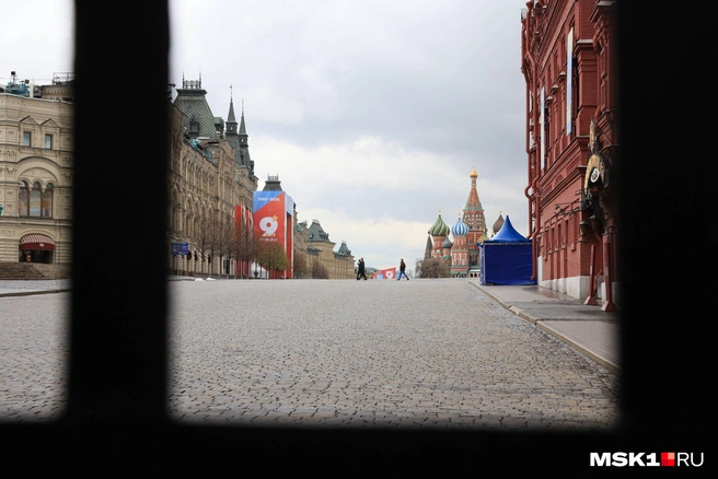 В Москве перекрыли Красную площадь | Источник: Артем Устюжанин / MSK1.RU