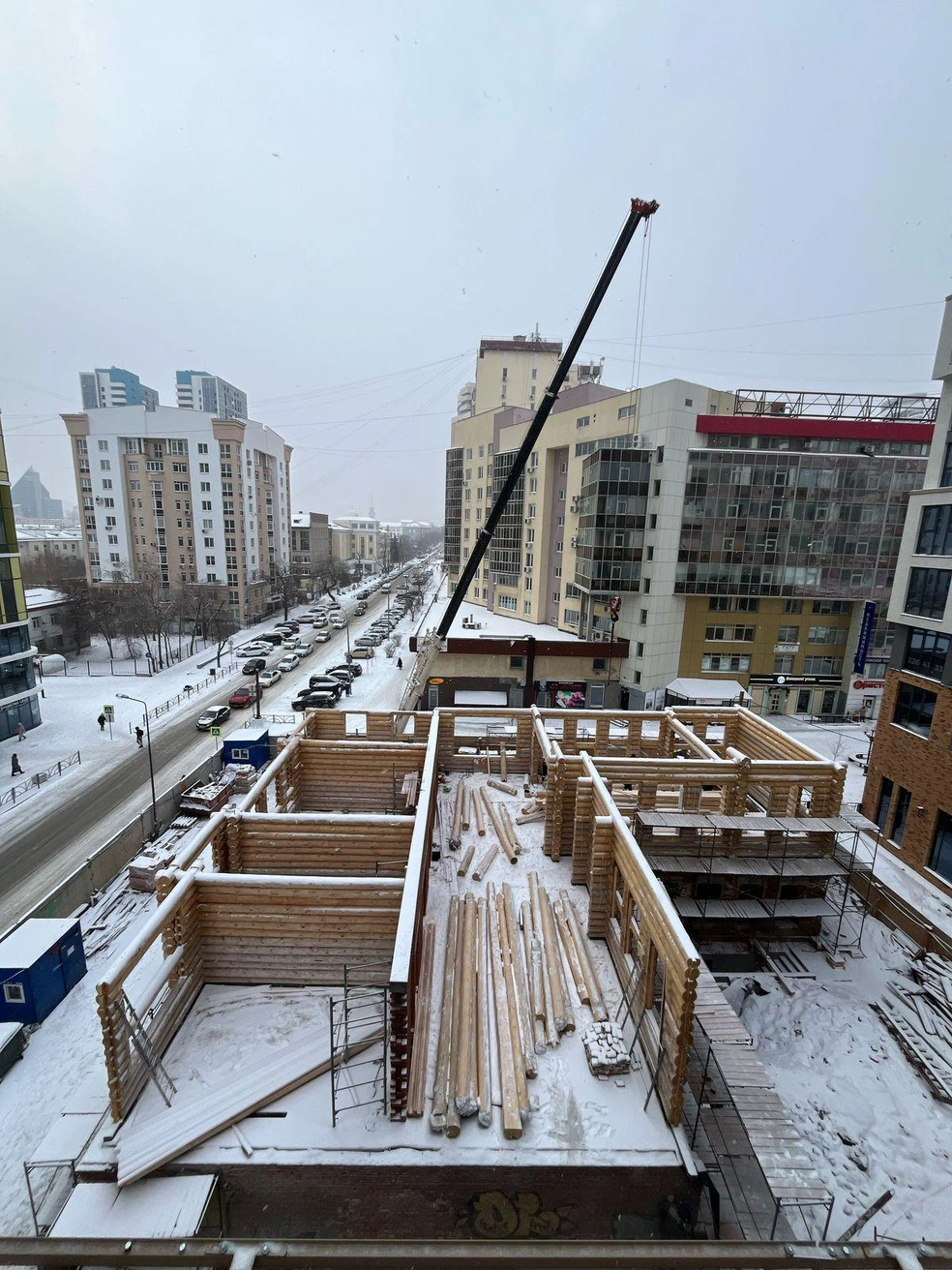 Второй этаж уже начали собирать | Источник: «УГМК-Застройщик»