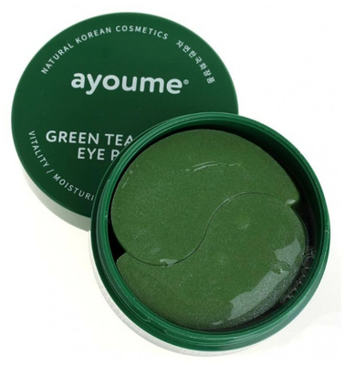 Патчи для глаз Ayoume Green Tea+Aloe Eye Patch