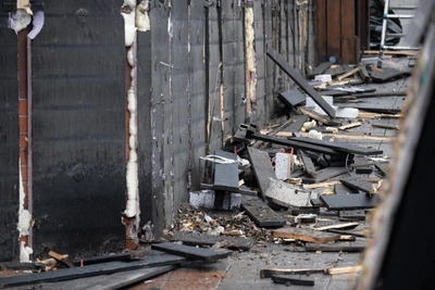 На Зеленке сносят постройки, работают эвакуаторы и бойцы