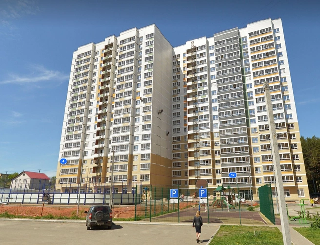 Построенный фирмой Олега Бушмакина дом | Источник: yandex.ru/maps