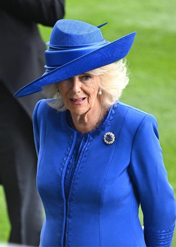 Королева Камилла на скачках Royal Ascot 2024
