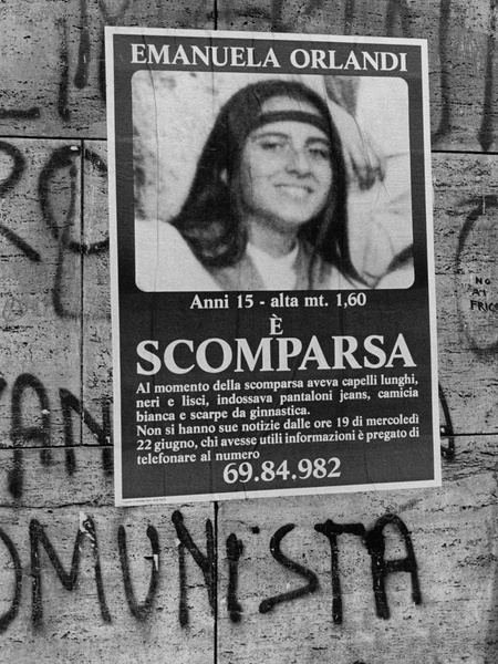 Новые подробности загадочного исчезновения 15-летней Эмануэлы Орланди, произошедшего в 1983 году