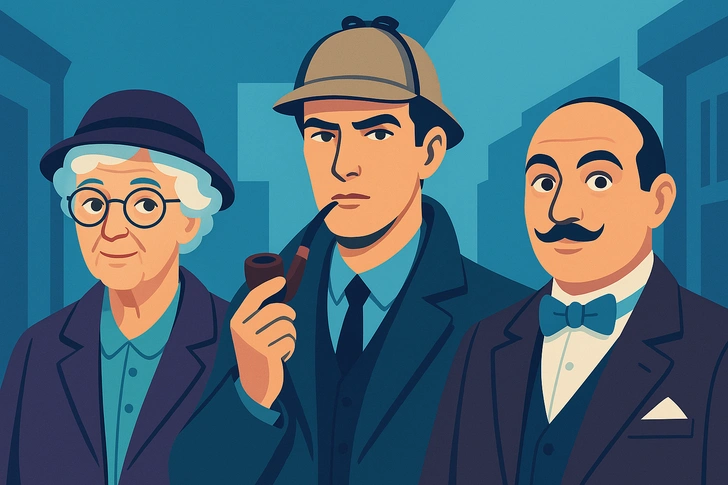 Мисс Марпл, Шерлок Холмс, Эркюль Пуаро | Источник: ChatGPT