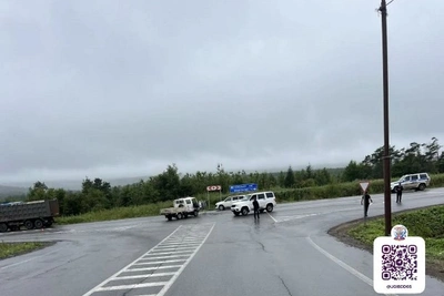 Трое пострадали в ДТП с грузовиком на Сахалине