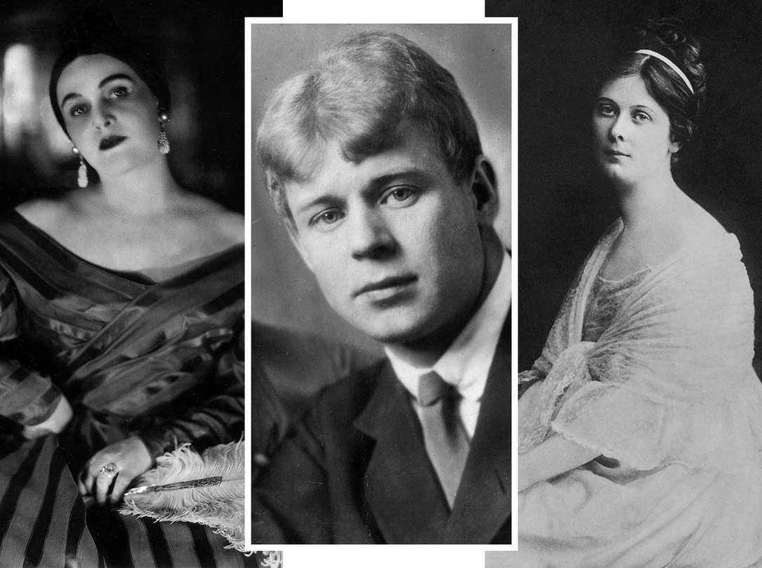 Зинаида Райх, Сергей Есенин, Айседора Дункан | marieclaire.ru