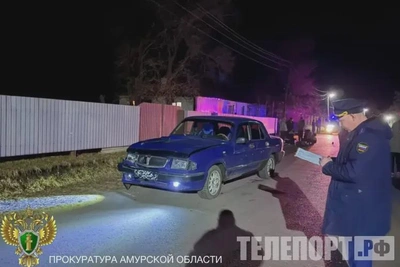 В Приамурье на водителя Волги завели дело за сбитых подростков