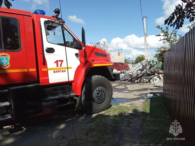 Фото с места ЧП  | Источник: ГУ МЧС России по Курганской области