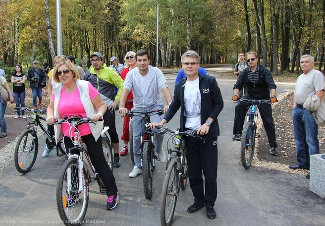 Рязанский мэр на один день пересел на велосипед | ya62.ru