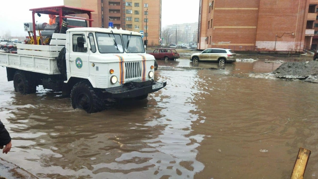 Можно прикинуть, какой там уровень воды | Источник: Управление гражданской защиты Уфы