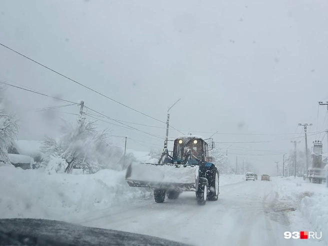Такая обстановка в Курганинске | Источник: 93.RU
